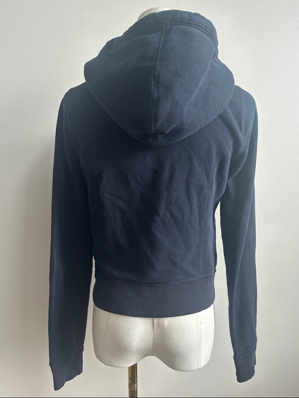 Abercrombie & Fitch M Hooded Button Up Bomber Jacket Sweatshirt Y2K Bella Swan - Picture 5 of 10